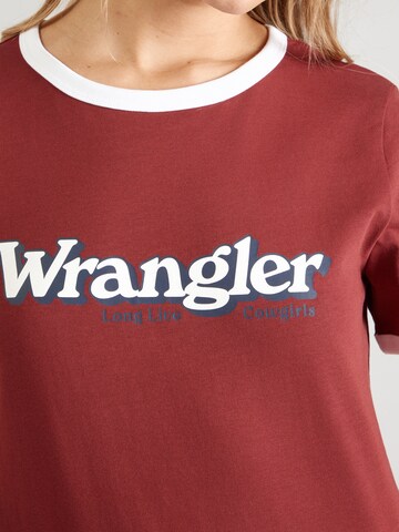T-shirt 'RINGER' WRANGLER en rouge