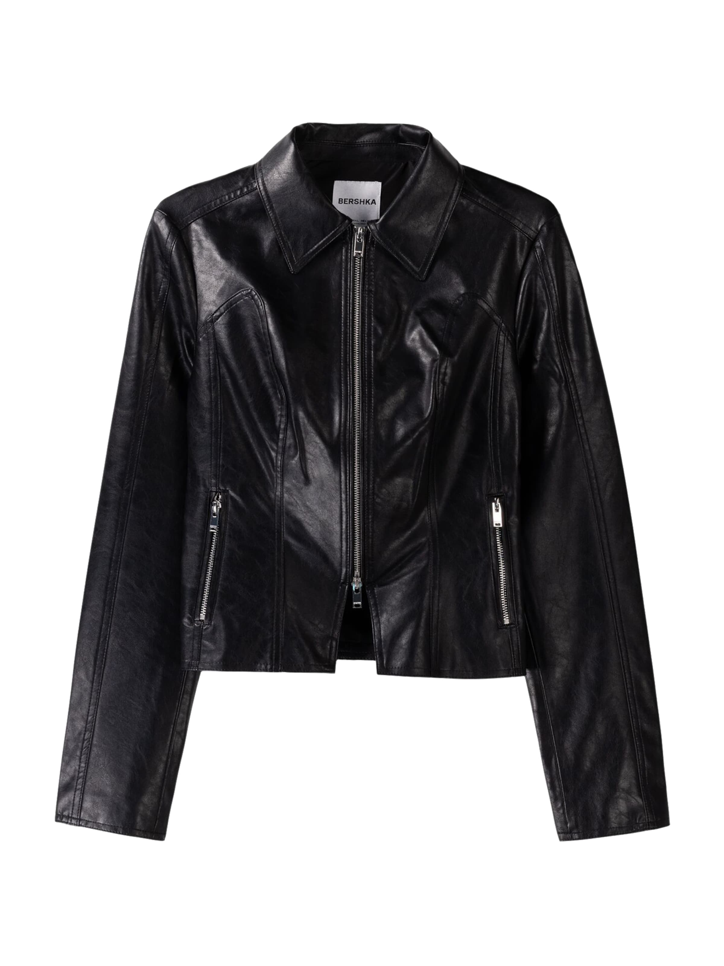 Bershka Overgangsjakke i sort, Produktvisning