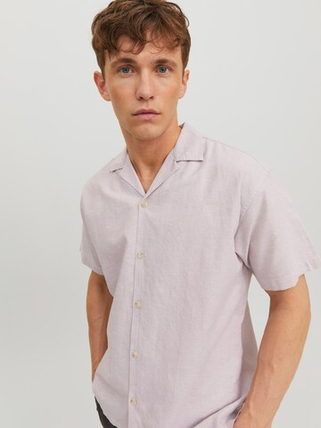 JACK & JONES Comfort Fit Hemd in Beige