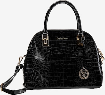 Carlo Colucci Handbag 'Cestari' in Black: front