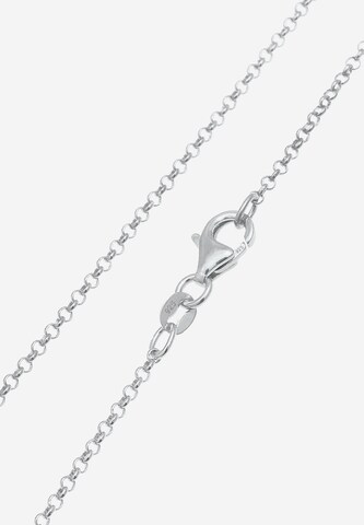 KUZZOI Halsband 'Feder' i silver