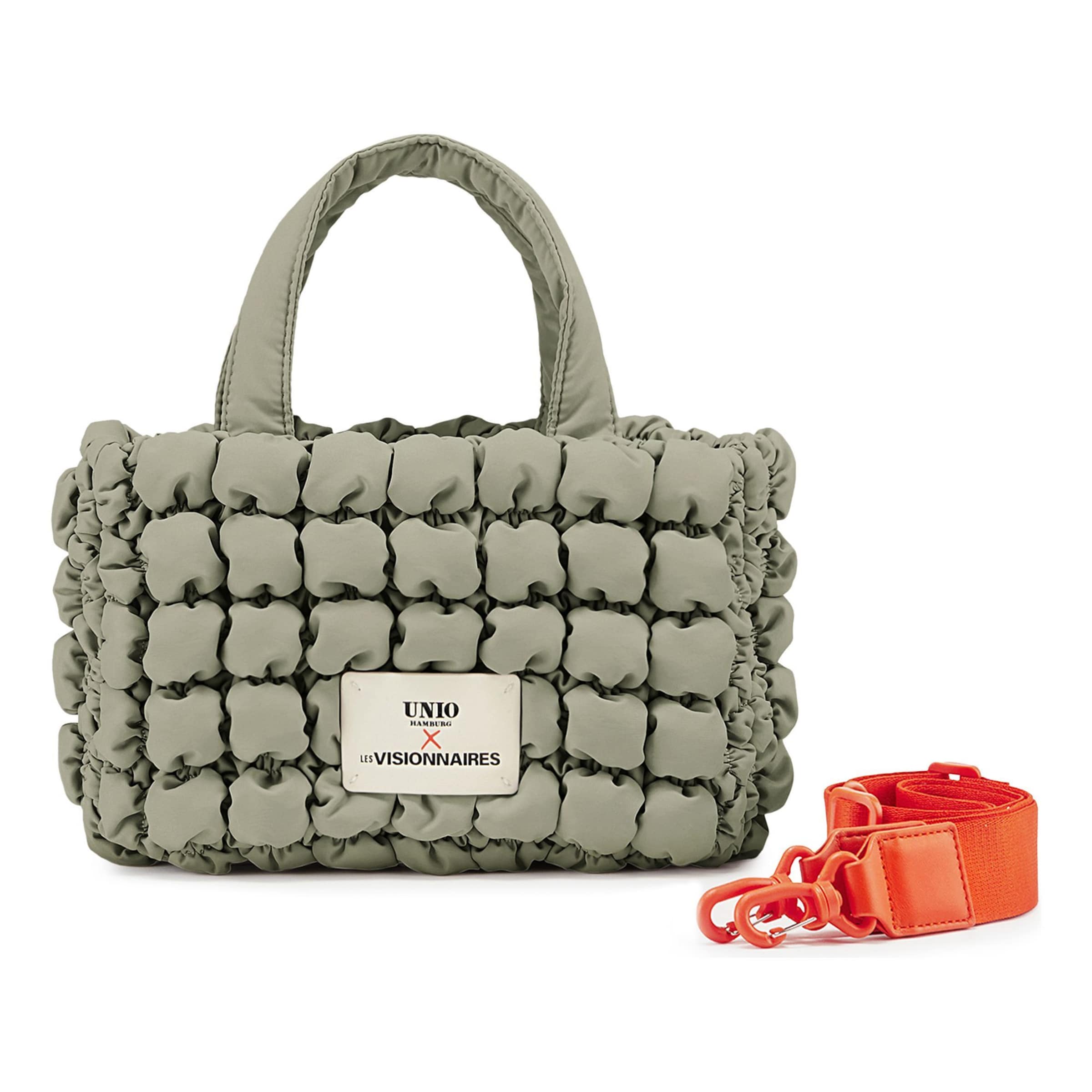 Les Visionnaires Handbag 'Bubble' in Green: front