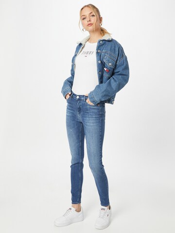 Tommy Jeans Skinny Jeansy 'Nora' w kolorze niebieski