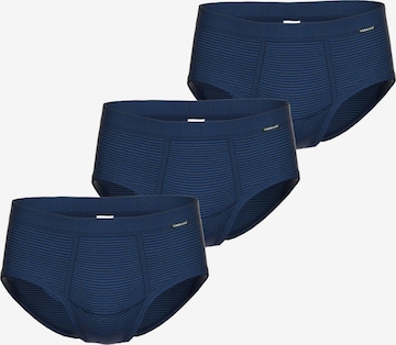 Ammann Slip 'Jeans Feinripp' in Blau: Vorderseite