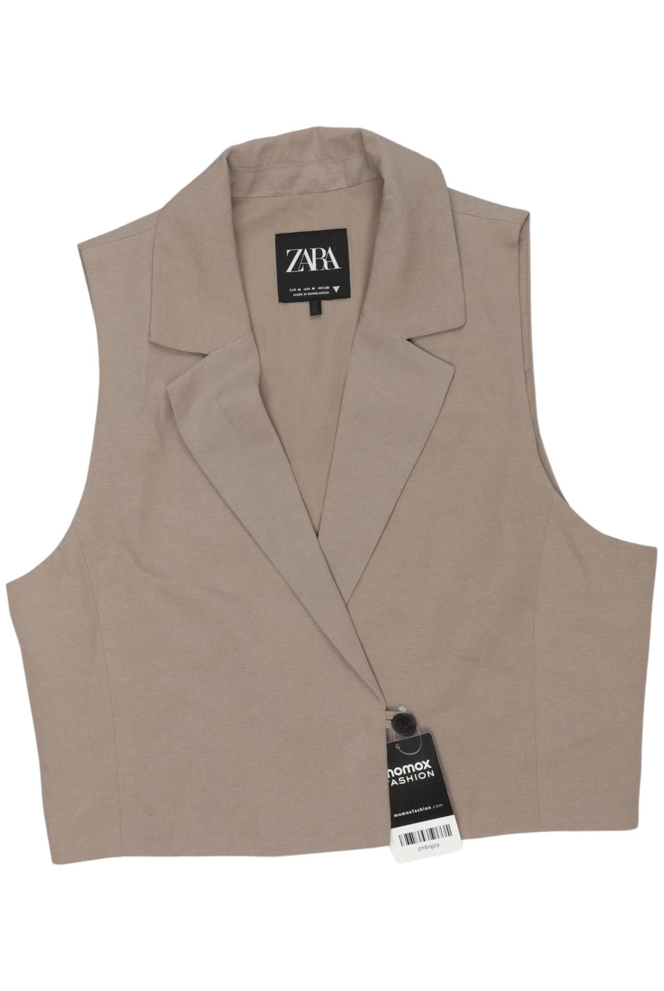 ZARA Vest in M in Beige: front