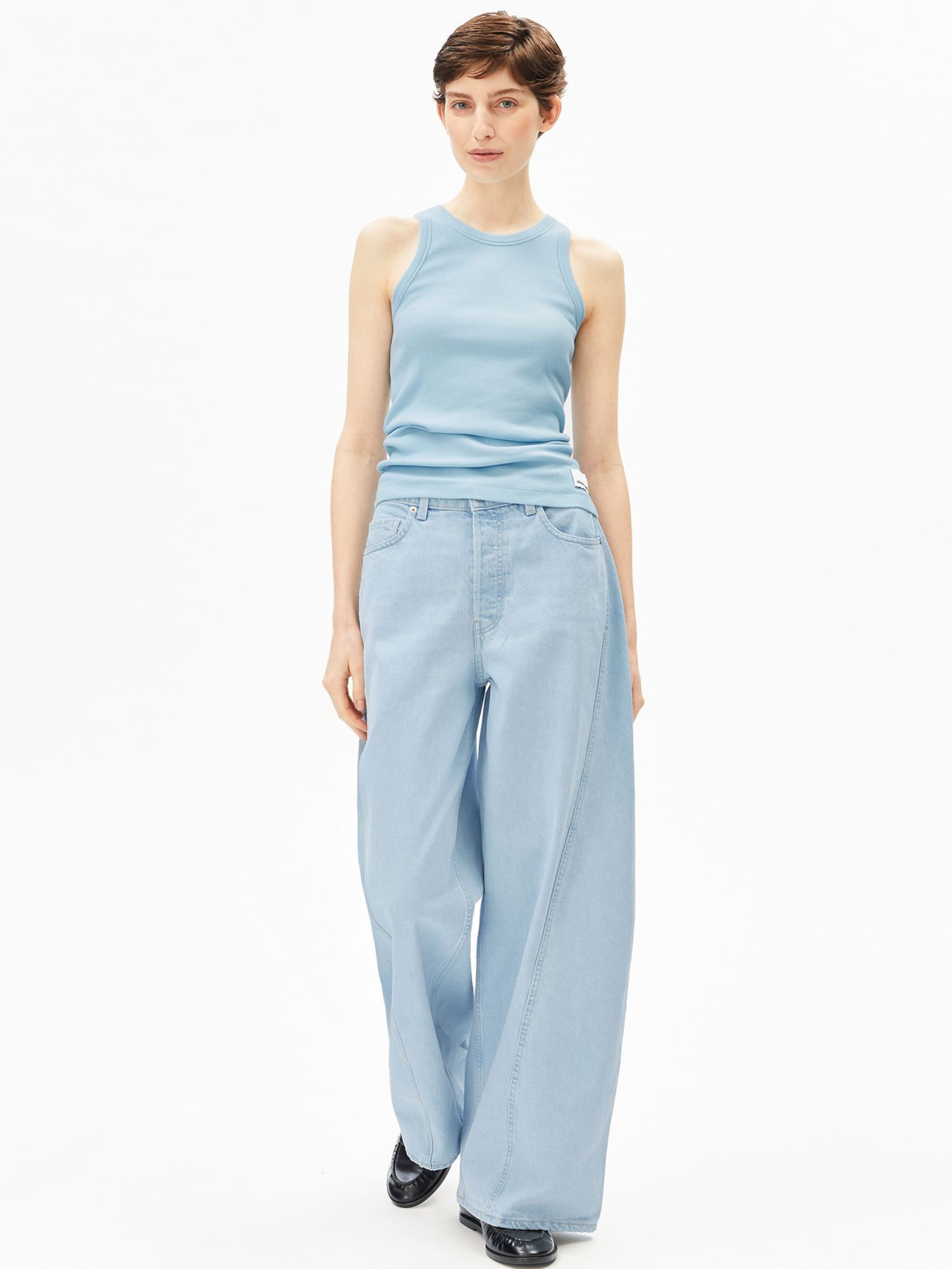 ARMEDANGELS Top in Blauw: voorkant