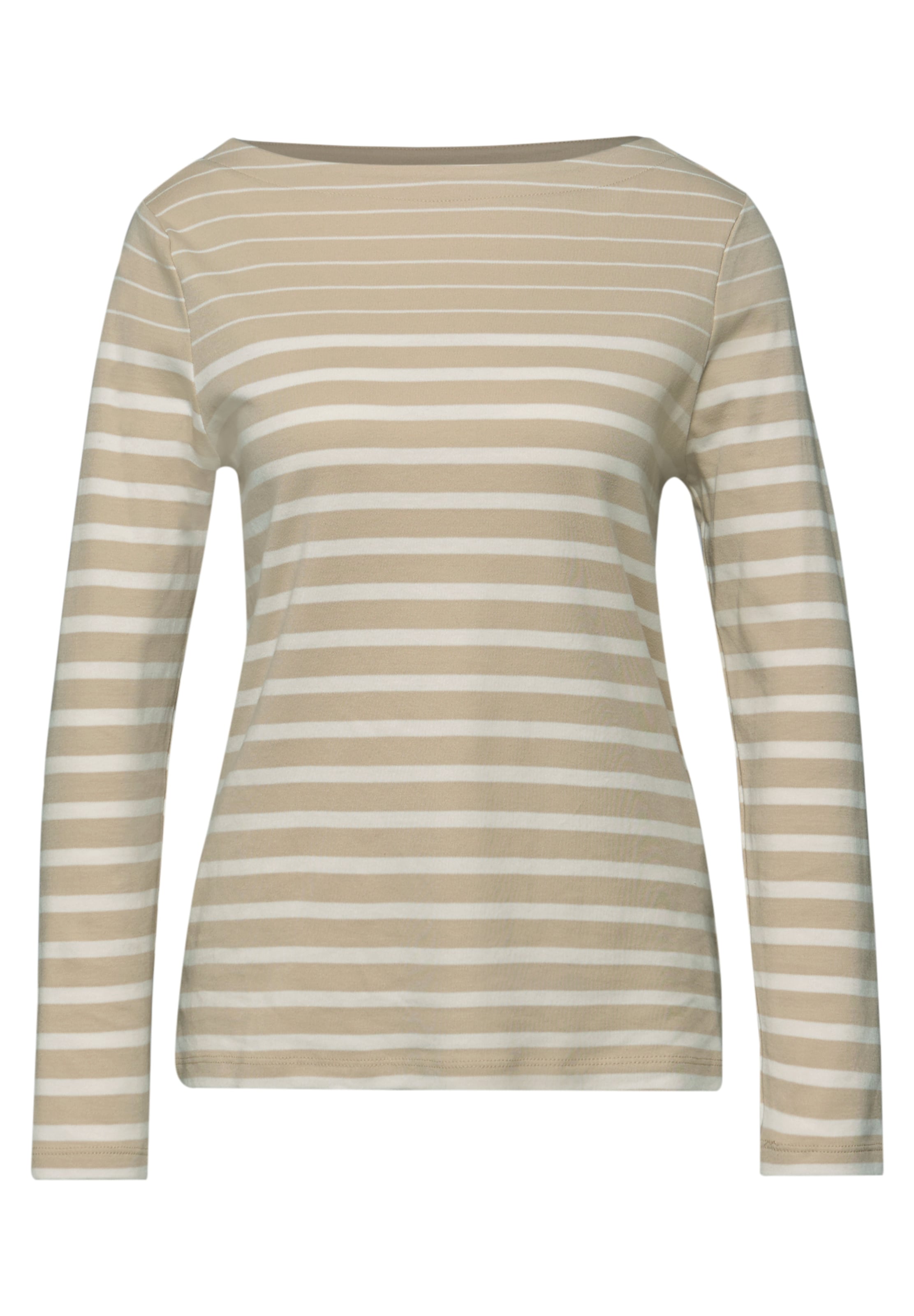 STREET ONE Shirt in Beige: Vorderseite