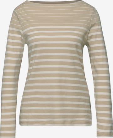 STREET ONE Shirt in Beige: Vorderseite