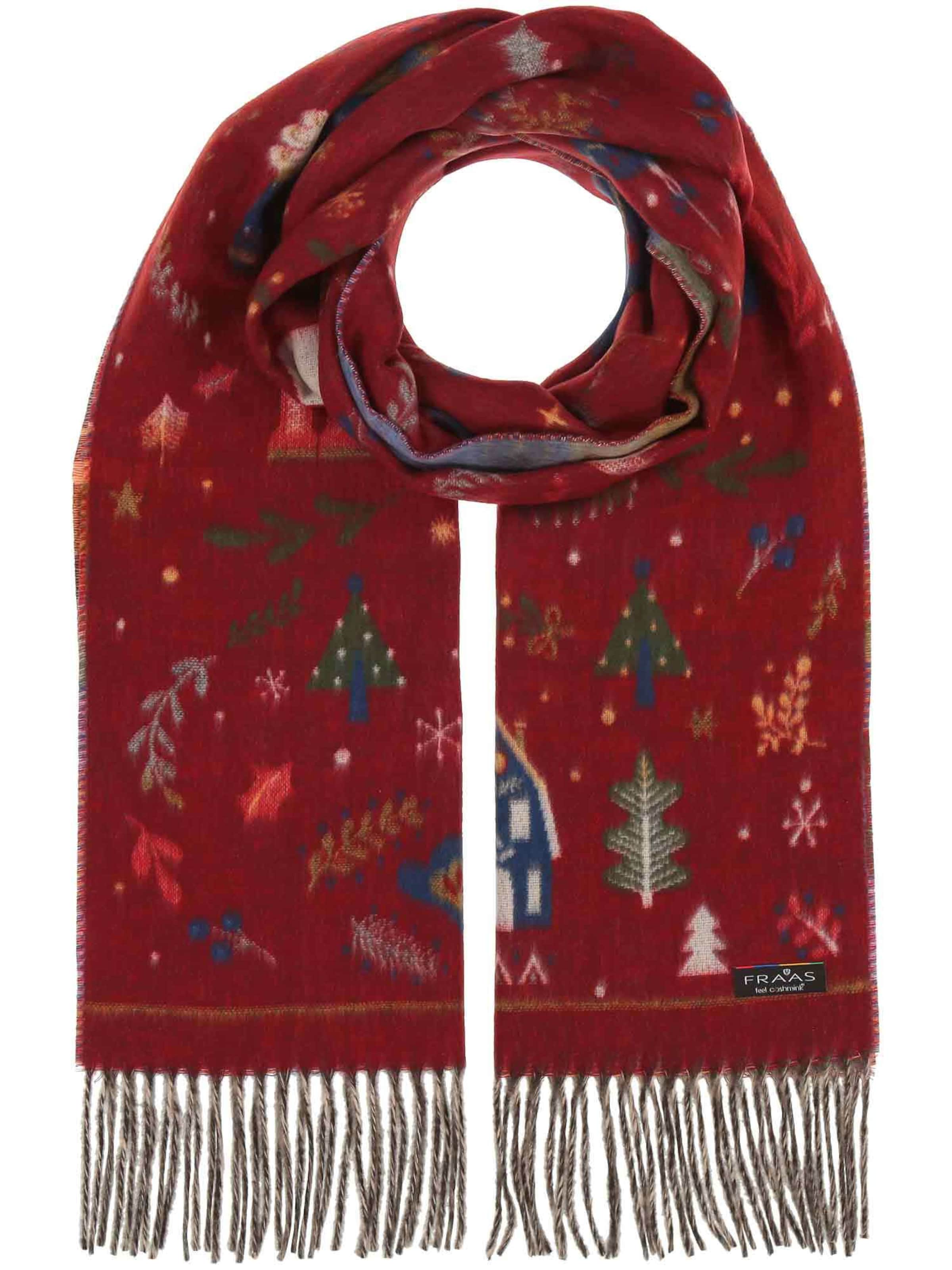 FRAAS Schal in Rot: Vorderseite
