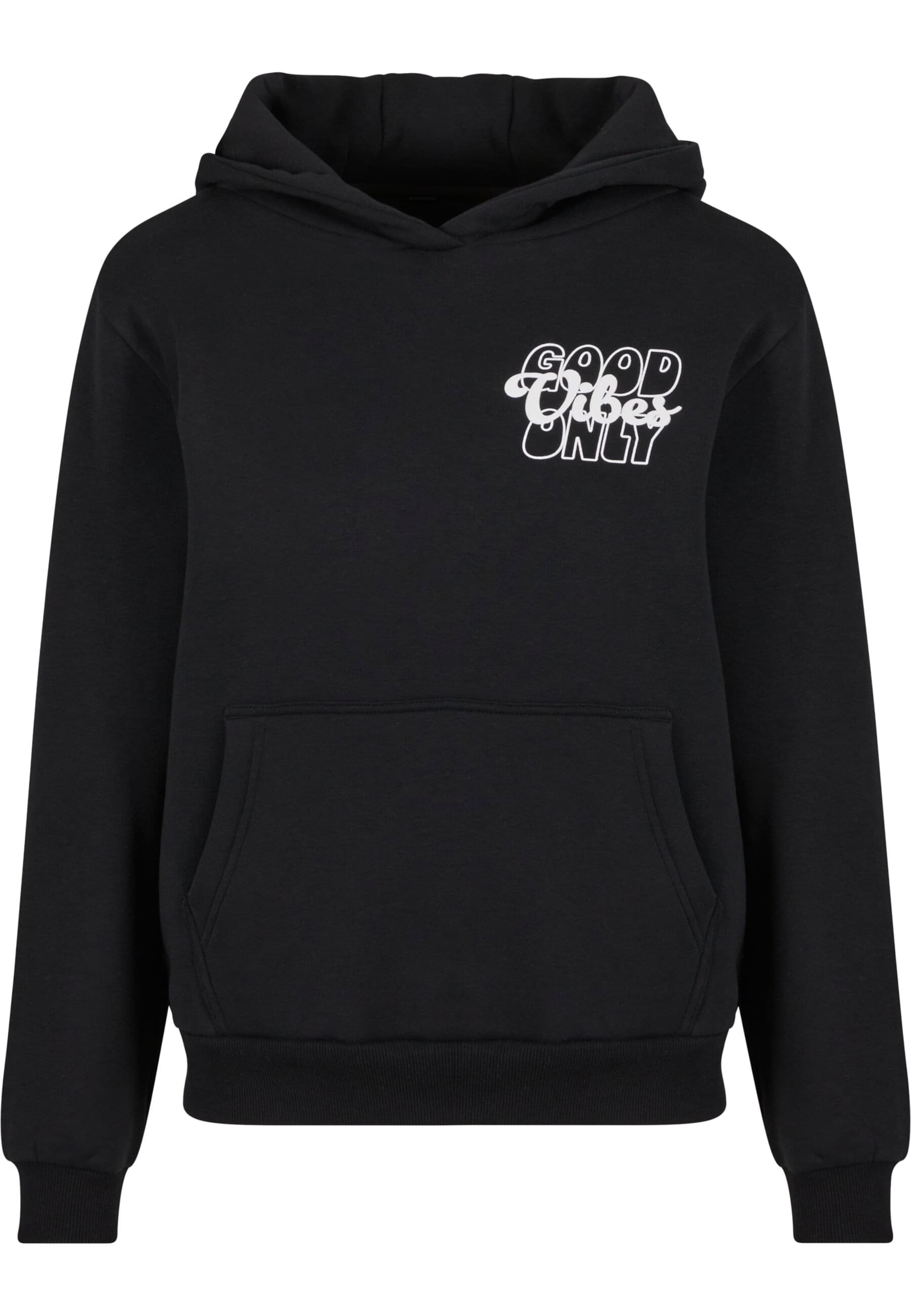 Miss Tee Суичър 'Good Vibes' в черно: отпред