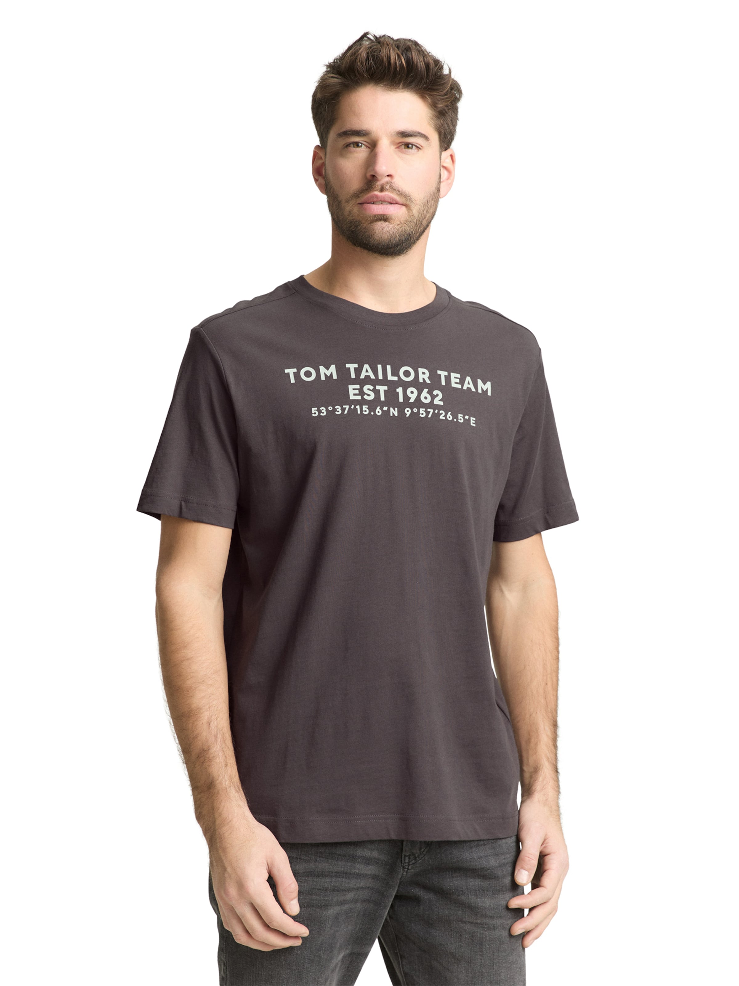 TOM TAILOR Tričko - Sivá: predná strana