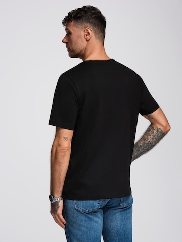 melns Ombre T-Krekls