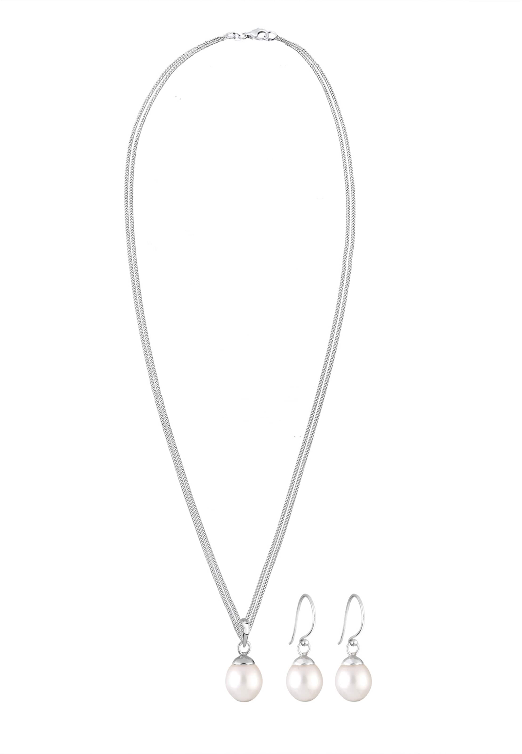 Parure de bijoux ELLI PREMIUM en argent : devant