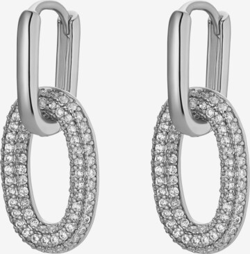 Boucles d'oreilles 'Jamal' Heideman en argent : devant