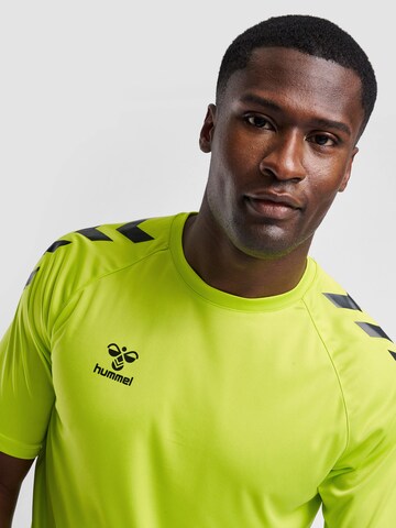 Hummel Performance Shirt 'Poly' in Yellow