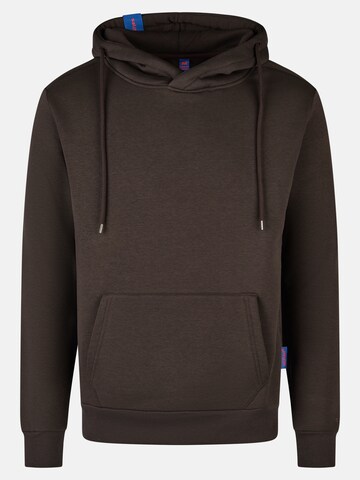 salzhaut Sweatshirt 'Bodden' in Braun: Vorderseite