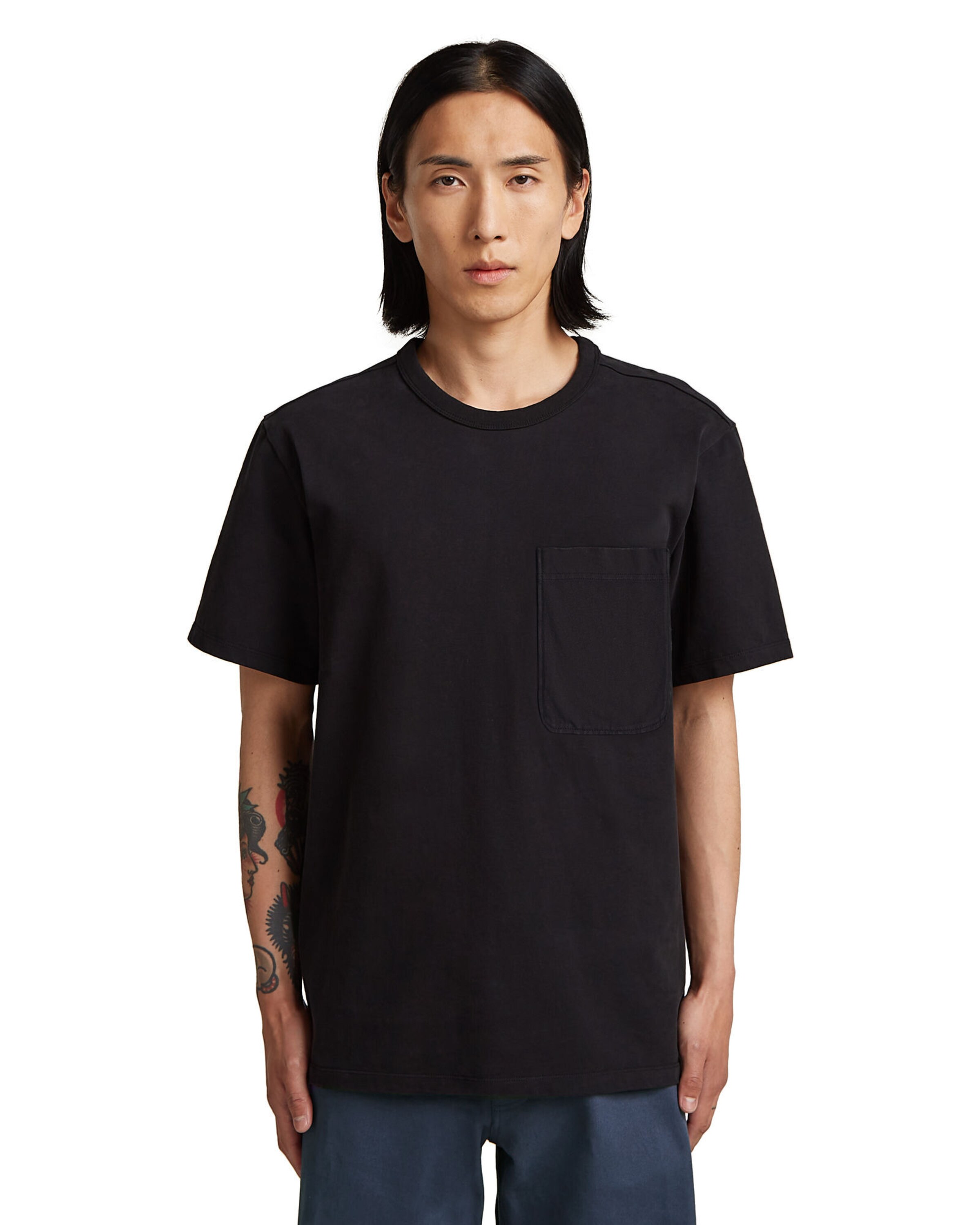 G-STAR Shirt 'MN Nuag' in Black: front