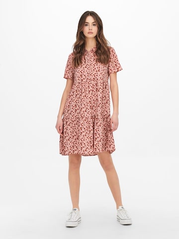 JDY Shirt Dress 'Piper' in Pink