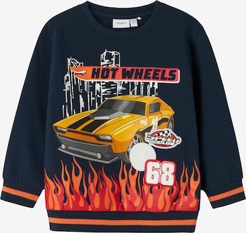 mėlyna NAME IT Megztinis be užsegimo 'NMMJAKI HOTWHEELS': priekis