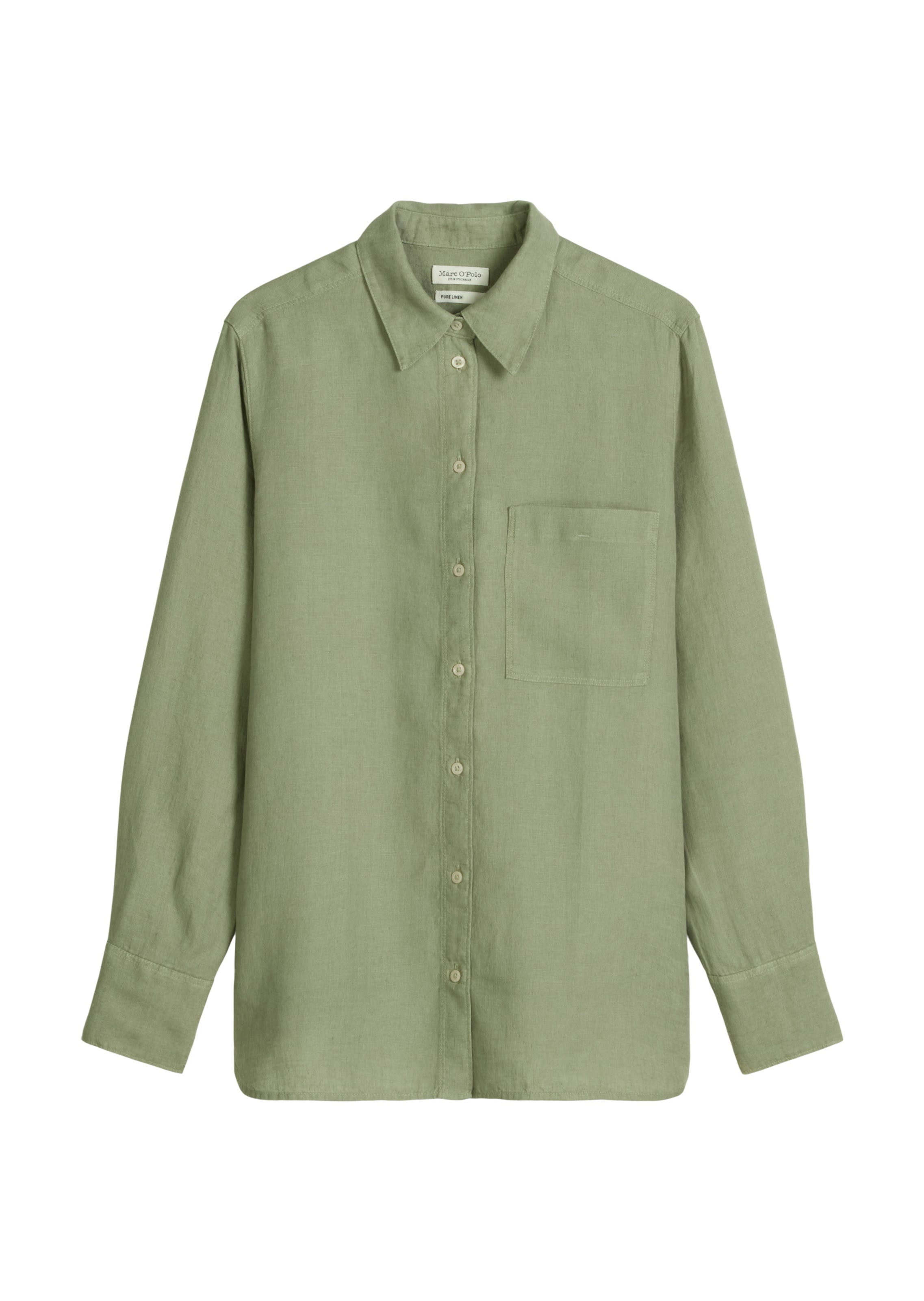 Marc O'Polo Bluse in Grün: Vorderseite