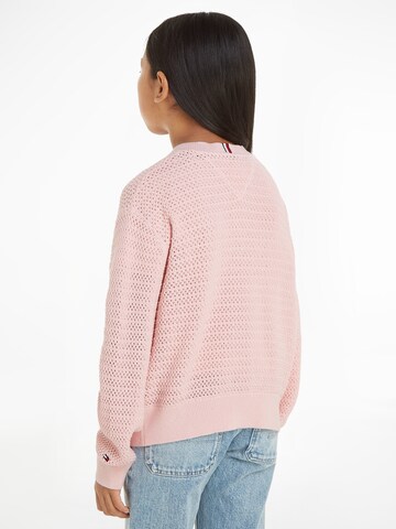 TOMMY HILFIGER Knit Cardigan in Pink