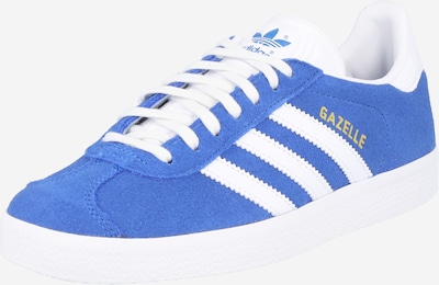 ADIDAS ORIGINALS Sneaker 'GAZELLE' in blau / gold / weiß, Produktansicht