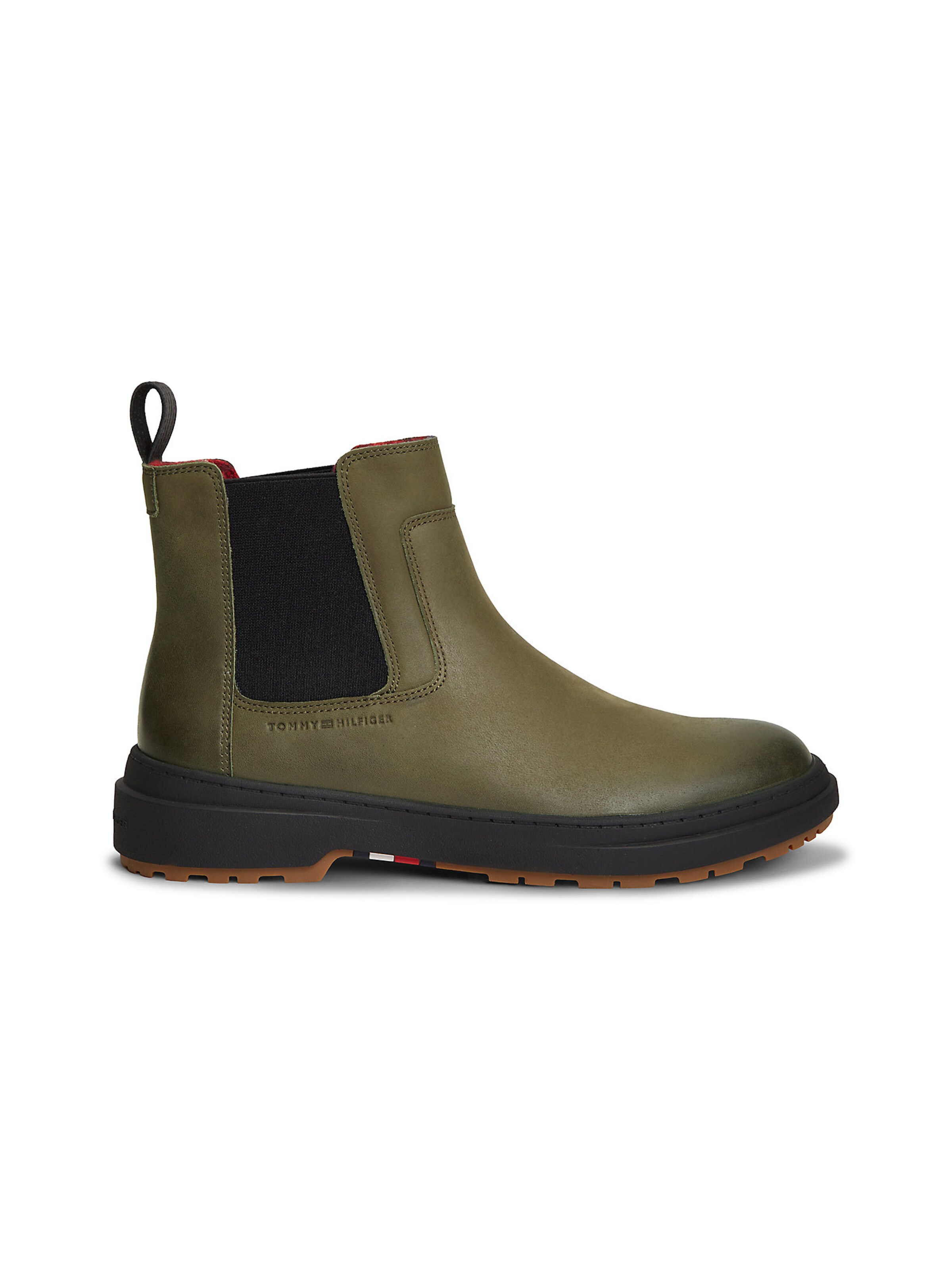 TOMMY HILFIGER Chelsea Boots in Grün