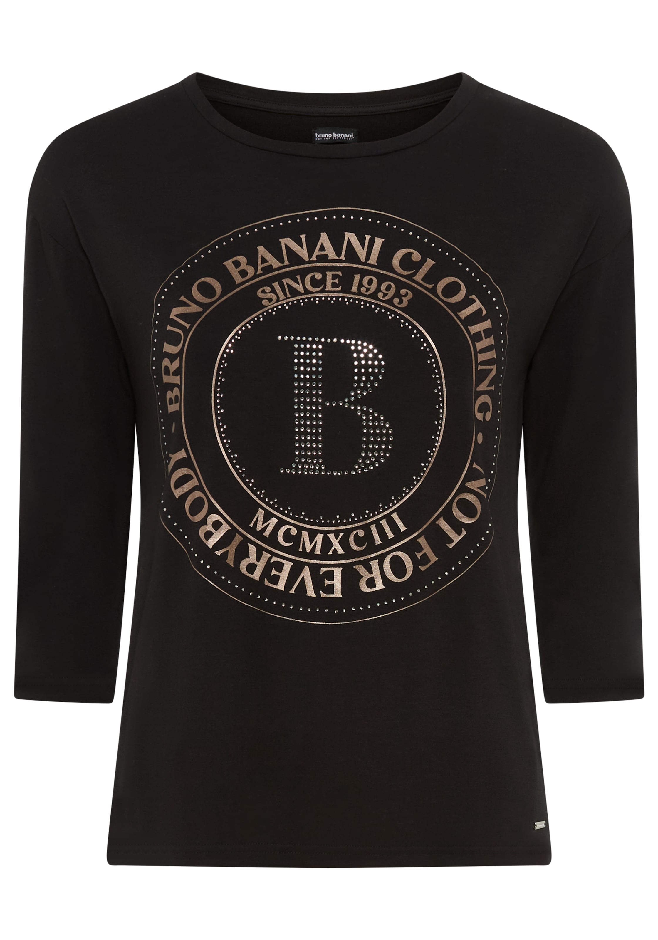 Bruno Banani LM Shirt in Black: front