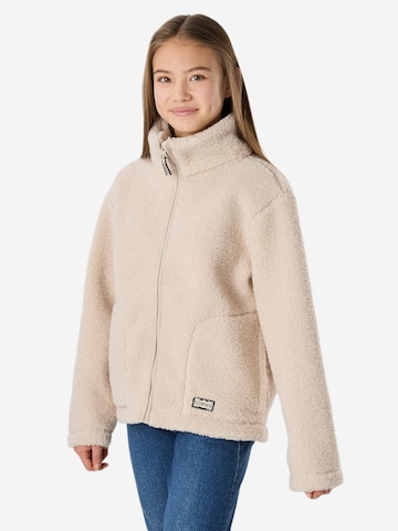 Denim Factory Fleecejakke 'Denver' i hvid