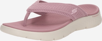 Infradito 'GO WALK FLEX' di SKECHERS in lilla: frontale