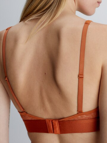 Calvin Klein Underwear Bralette Bra 'Intrinsic ' in Brown