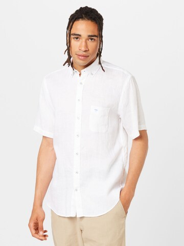FYNCH-HATTON Regular Fit Skjorte i hvid: forside