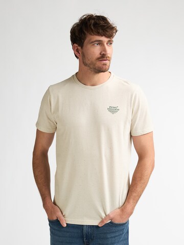 Petrol Industries Shirt 'Cosmos' in Beige: voorkant