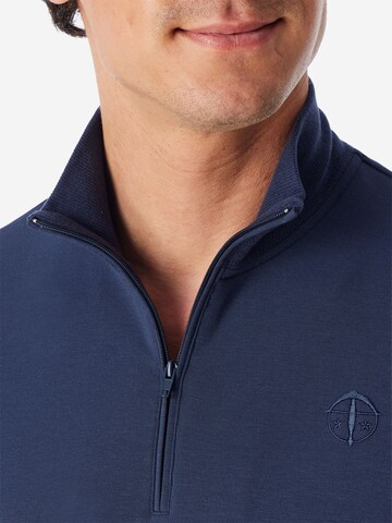 SCHIESSER Pyjama lang ' Selected Premium Warming ' in Blauw