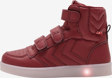 Hummel Sneakers in Rood: voorkant