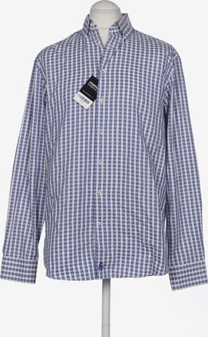 Jacques Britt Button Up Shirt in L in Blue: front