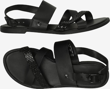 bugatti Sandalen 41 in Schwarz: Vorderseite