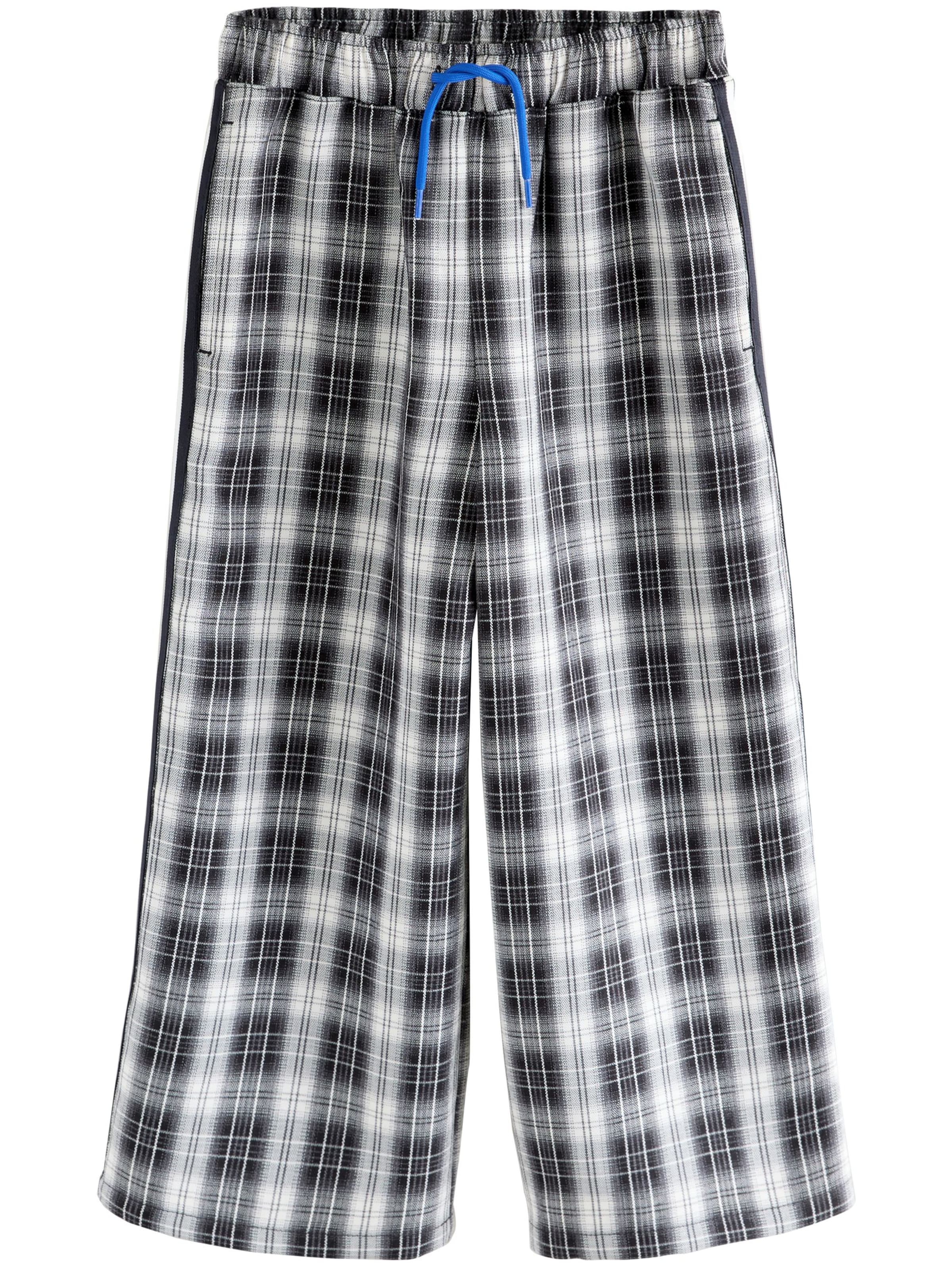 Next Široke hlačnice Hlače | črna barva: sprednja stran