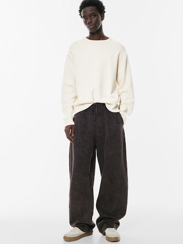 Pull&Bear Pullover i hvid