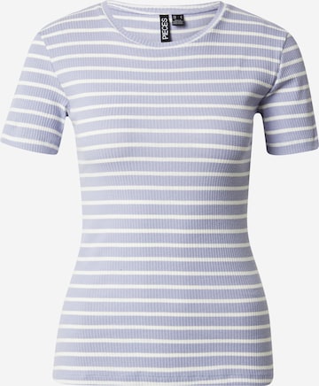 PIECES T-shirt 'PCRUKA' i lila: framsida