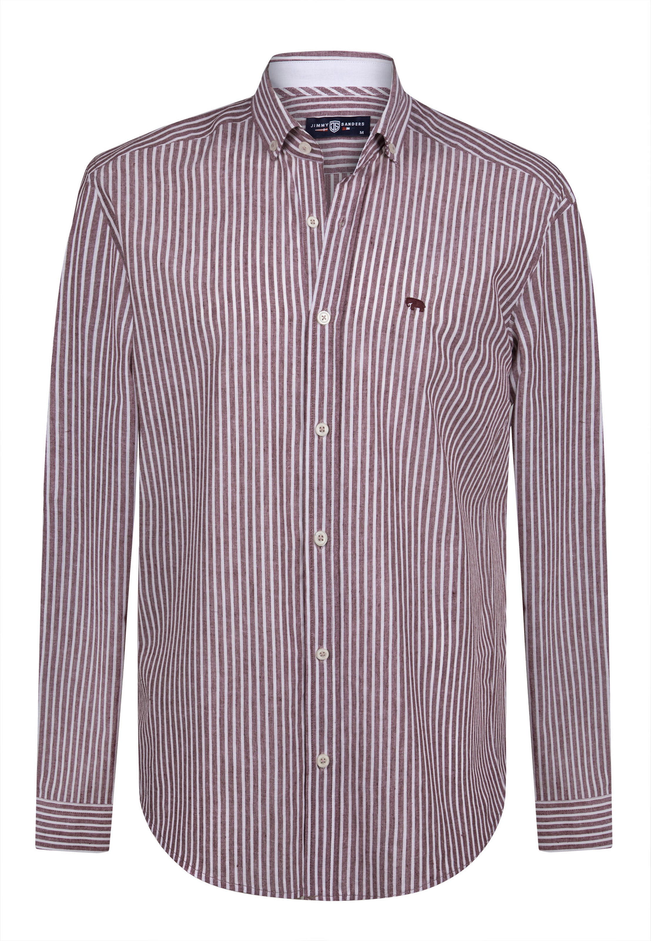 Jimmy Sanders Button Up Shirt in Red: front