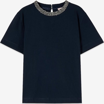 T-shirt oltre en bleu : devant