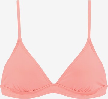 Triangle Hauts de bikini VENICE BEACH en rose : devant