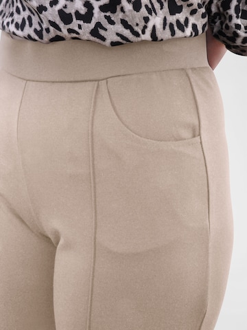 Wide Leg Pantalon Navigazione en beige