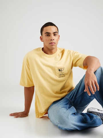 T-Shirt 'SS Workwear Tee' LEVI'S ® en beige : devant