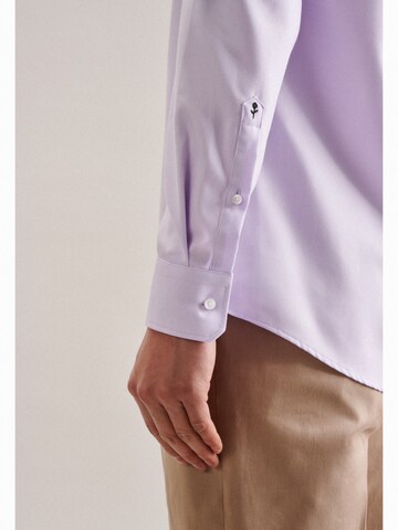 SEIDENSTICKER Regular fit Button Up Shirt in Purple