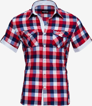 Reslad Button Up Shirt 'RS7065' in Red: front