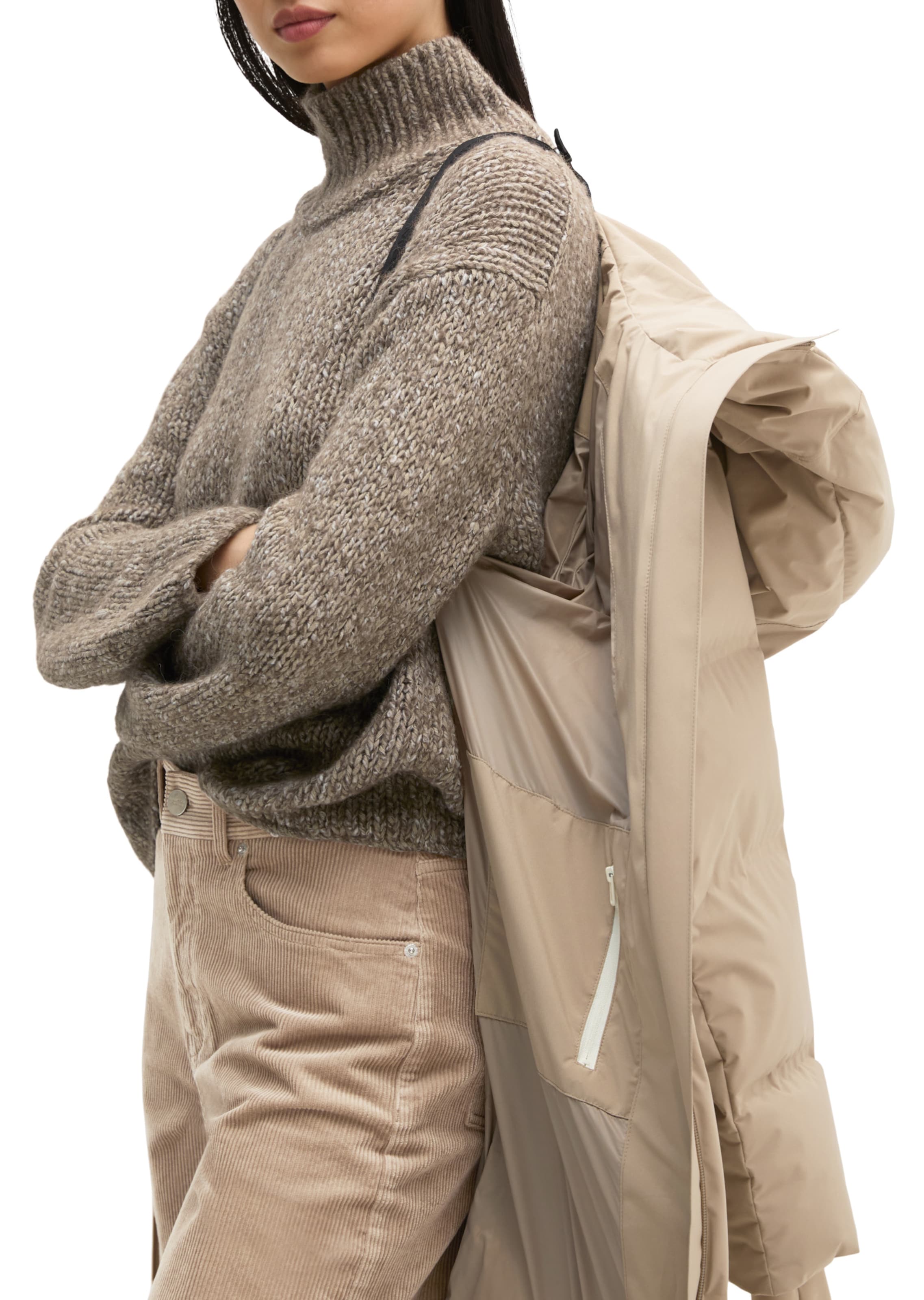 Marc O'Polo Raincoat 'MOP x Function' in Beige