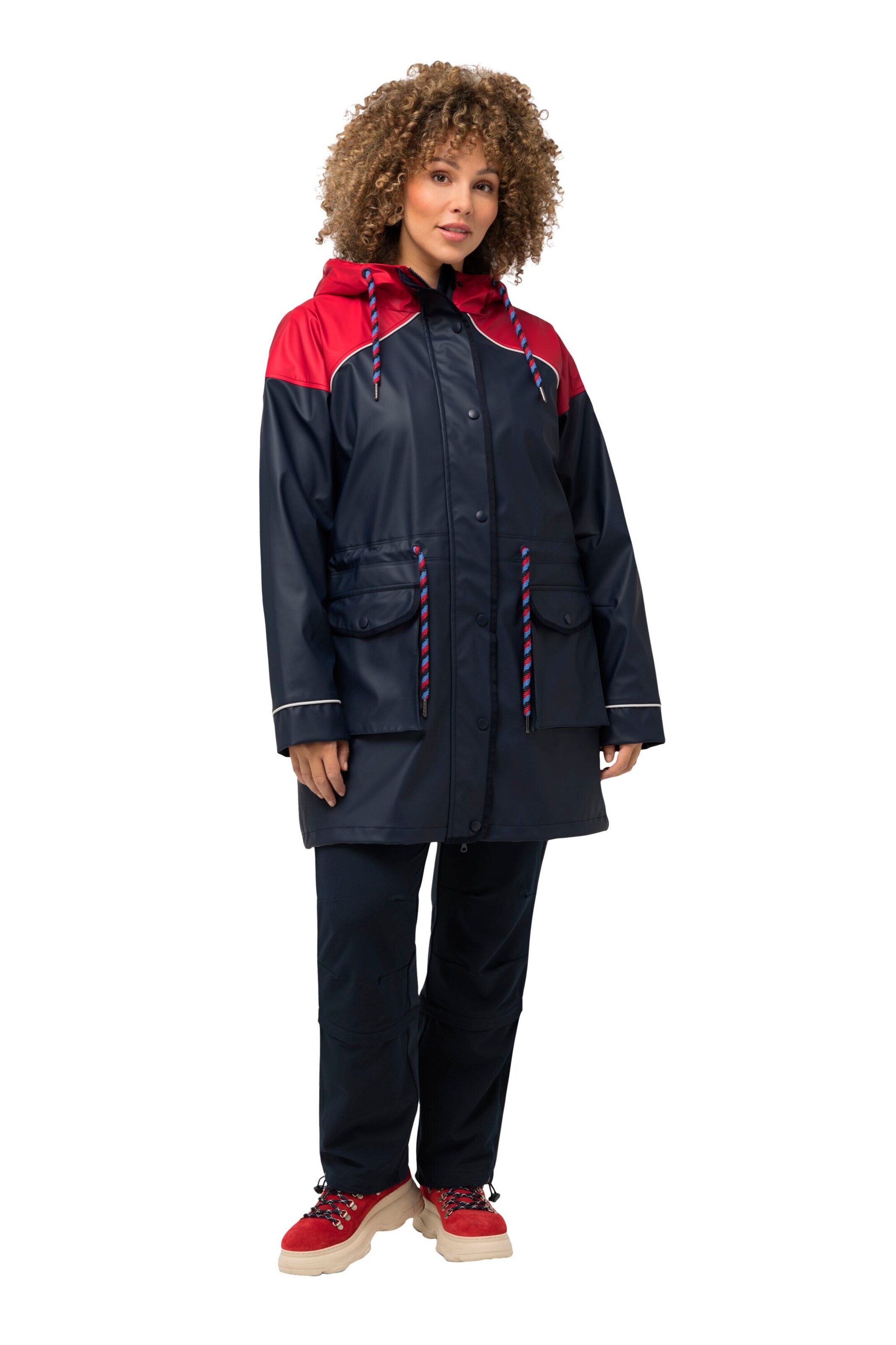Ulla Popken Between-Season Jacket in Blue