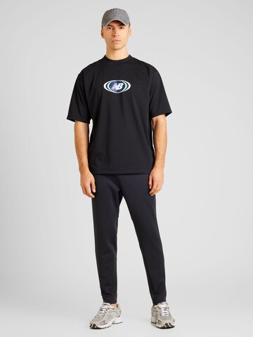 new balance T-Shirt in Schwarz